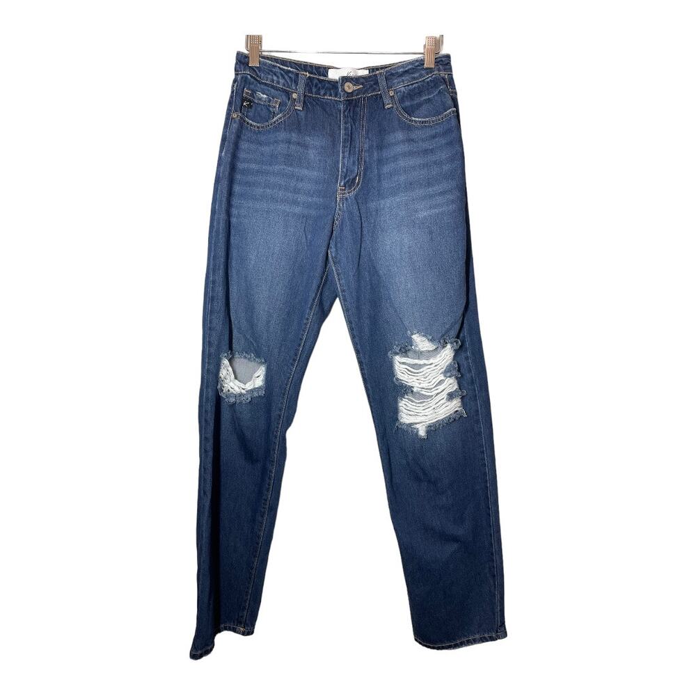 KanCan Estilo Distressed Ripped Knee Jeans sz 27 Womens Blue KC7825D